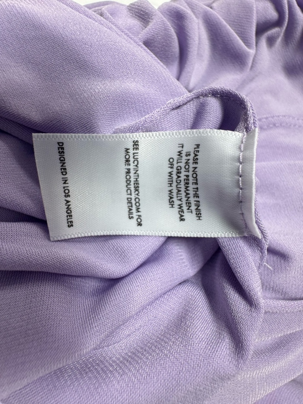 Lucy in the Sky- Rhinestone Strap Maxi Dress in Lilac -Size S- NEW Without Tags. - Picture 13 of 13